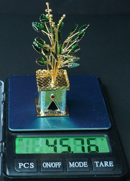 Pure Silver Tulsi Tree 45.76g By Mahita Collections