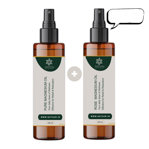Natuur Pure Magnesium Oil + Rose Magnesium Oil