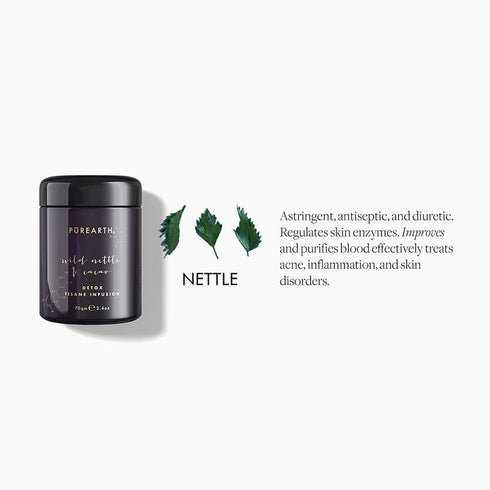 Purearth Detox Wild Nettle And Cacao Tisane Infusion