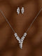 Zeraki Jewels Pruvi Silver Necklace Set