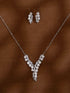 Zeraki Jewels Pruvi Silver Necklace Set