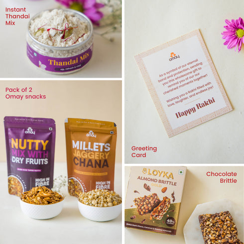 Omay Foods Pyaar Wali Rakhi Gift Hamper (for Brother)