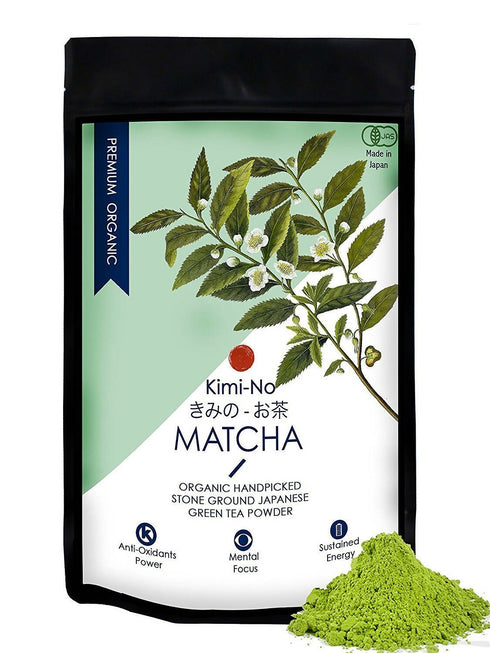 Wishcare Kimino Japanese Organic Premium Grade Matcha Green Tea Powder
