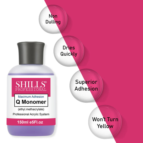 Shills Professional Professional Acrylic System Monomer 150ml (Purple)