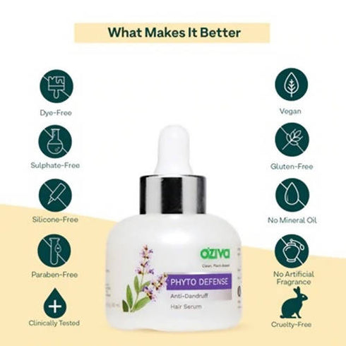 OZiva Phyto Defense AntiDandruff Hair Serum