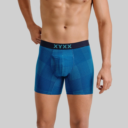 XYXX Quad Cotton Boxer Briefs - Aqua Green