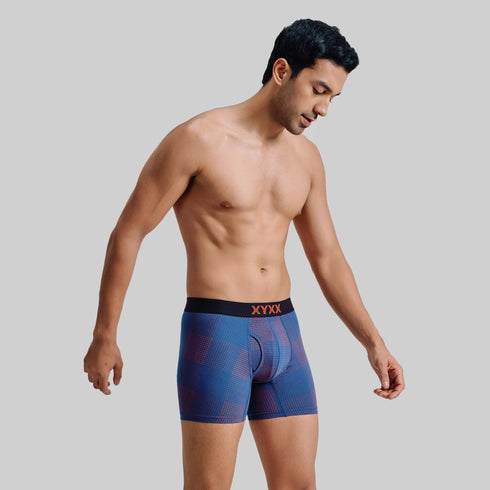 XYXX Quad Cotton Boxer Briefs - Sunset Blue