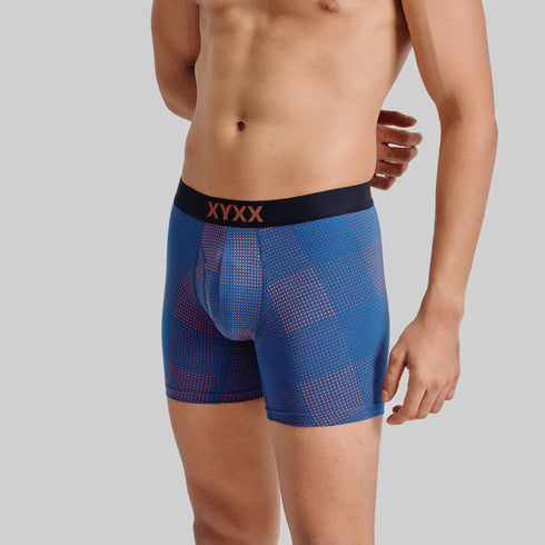 XYXX Quad Cotton Boxer Briefs - Sunset Blue