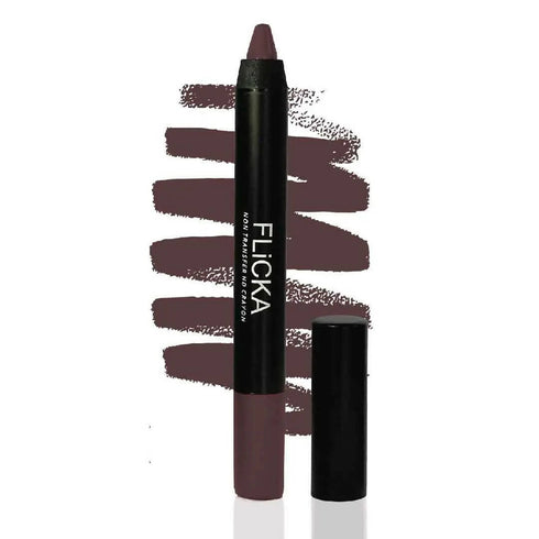 FLiCKA Lasting Lipsence Crayon Lipstick 06 Foody | Brown