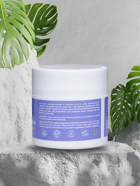 Skin Secrets Lavender & Oatmeal Gel Scrub 100gm