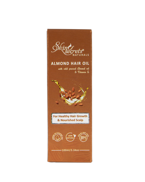 Skin Secrets India Almond Hair Oil| 100% natural Mineral & Silicone Free