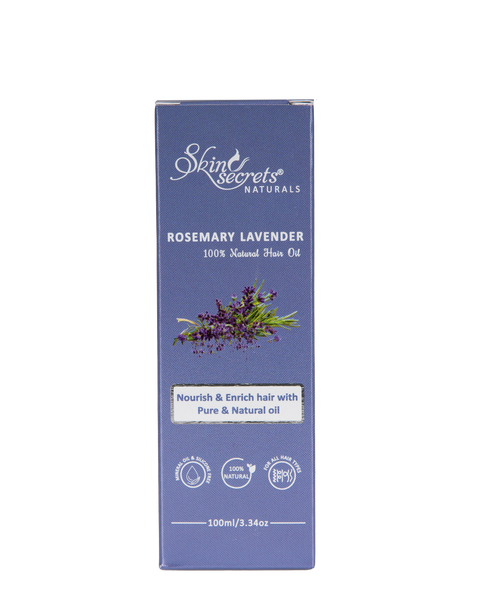 Skin Secrets India Rosemary Lavender Hair Oil| 100% natural Mineral & Silicone Free