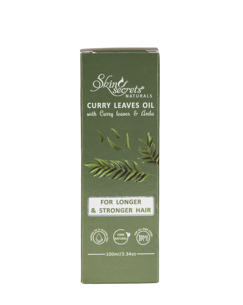 Skin Secrets India Curry Leaves Hair Oil| 100% natural Mineral & Silicone Free