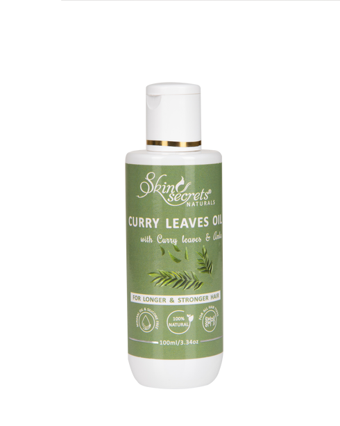 Skin Secrets India Curry Leaves Hair Oil| 100% natural Mineral & Silicone Free