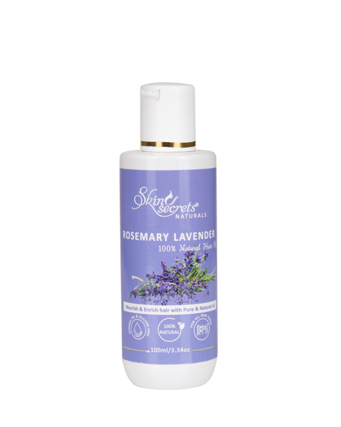 Skin Secrets India Rosemary Lavender Hair Oil| 100% natural Mineral & Silicone Free