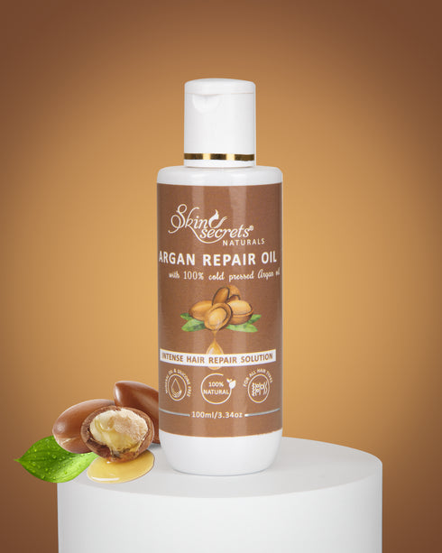 Skin Secrets India Argan Repair Hair Oil| 100% natural Mineral & Silicone Free