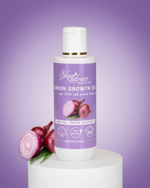 Skin Secrets India Onion Hair Oil| 100% natural Mineral & Silicone Free