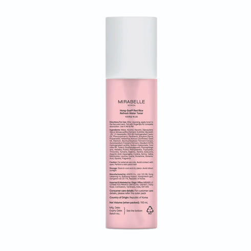 Mirabelle Korea Red Rice Refresh Water Toner