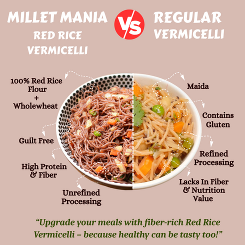Millet Mania Red Rice Vermicelli