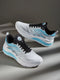 Campus RELTO White Mens Running Shoes scuba blue