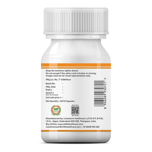 Inlife Ashwagandha Ghan 500mg Capsule