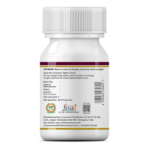 Inlife L-Arginine 1000mg Capsule