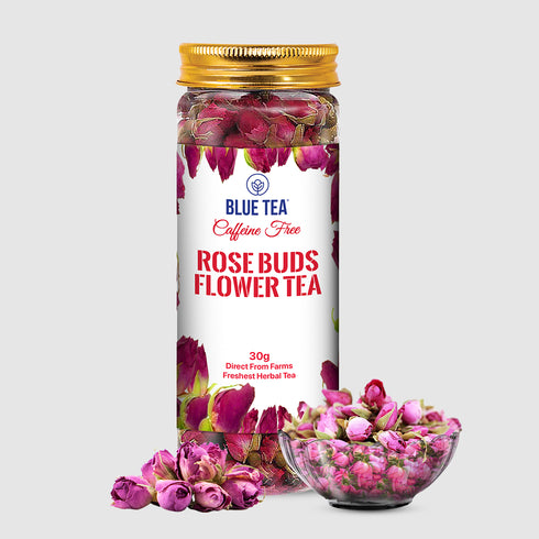Blue Tea Rose Buds Tea