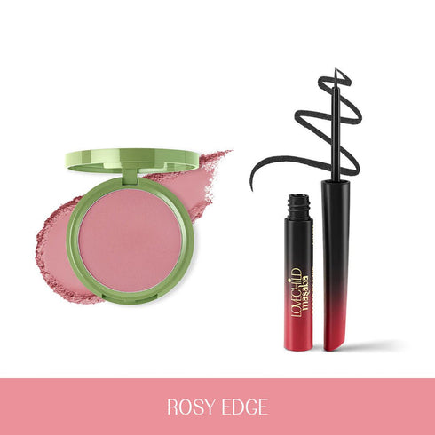 LoveChild Rosy Edge | Eyeliner and Powder Blush Combo