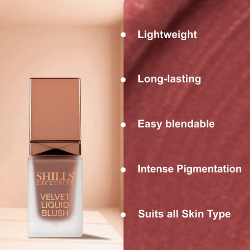 Shills Professional Velvet Liquid Blusher