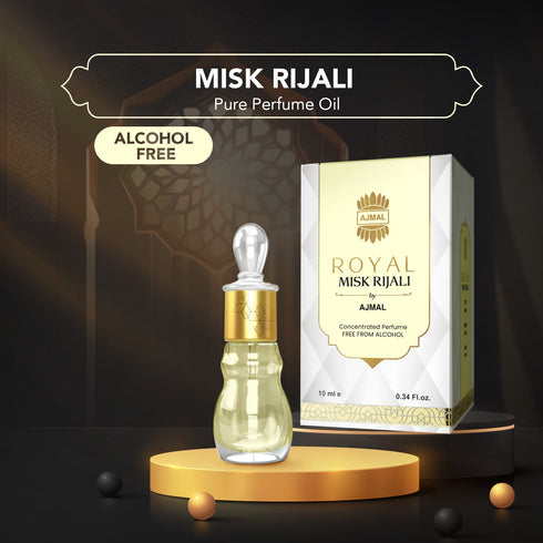 Ajmal Perfumes India ROYAL-MISK-RIJALI Non-Alcoholic Attar Unisex