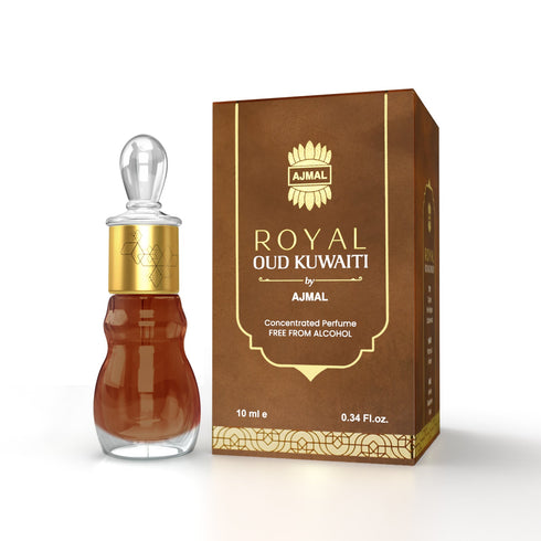 Ajmal Perfumes India ROYAL-OUD-KUWAITI Non-Alcoholic Attar for Unisex