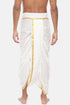 Readymade Cream Panchakacham Pocket Dhotis For Men | Uathayam