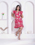 Miravan Women Empire Waist Pink mini Length Dress