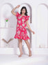 Miravan Women Empire Waist Pink mini Length Dress