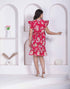 Miravan Women Empire Waist Pink mini Length Dress