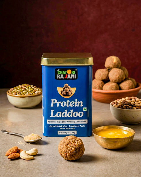 Chatori Rajani Protein Laddoo - Made with Sprouted Flour
