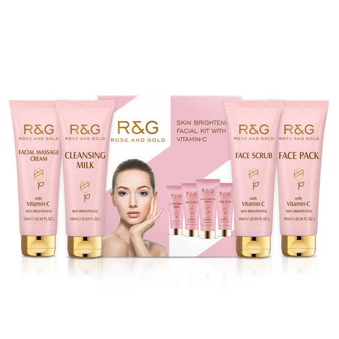 R&G Skin Brightening Facial Kit For Women With Ice Roller For Face