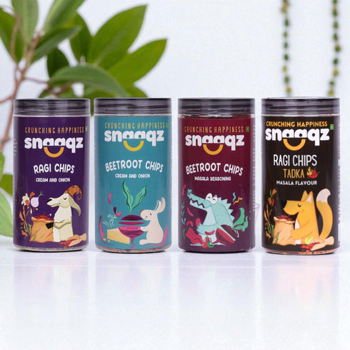 SNAAQZ Chips Combo (Pack of 4)