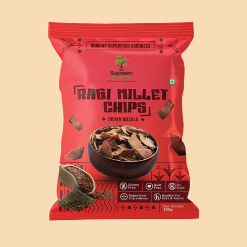 Gluten Free Ragi & Millet Chips 100gms