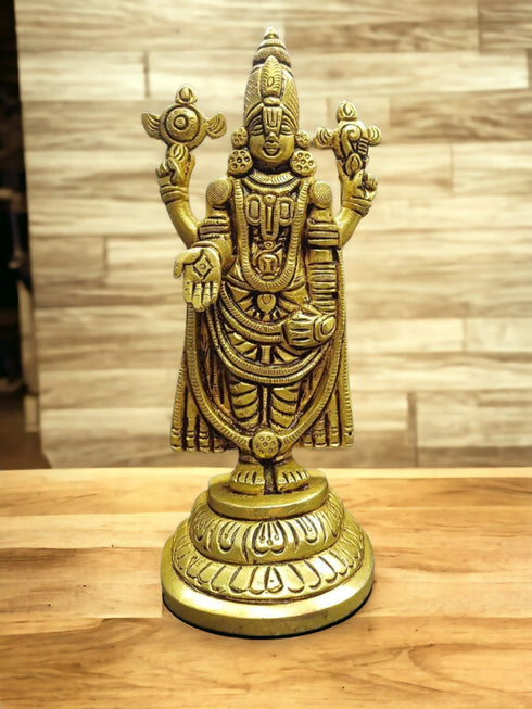 Tamas Brass Lord Venkateswara /Tirupati Balaji Statue/Idol