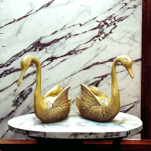 Tamas Brass Swan Home Interior Decor Item Statue/Idol