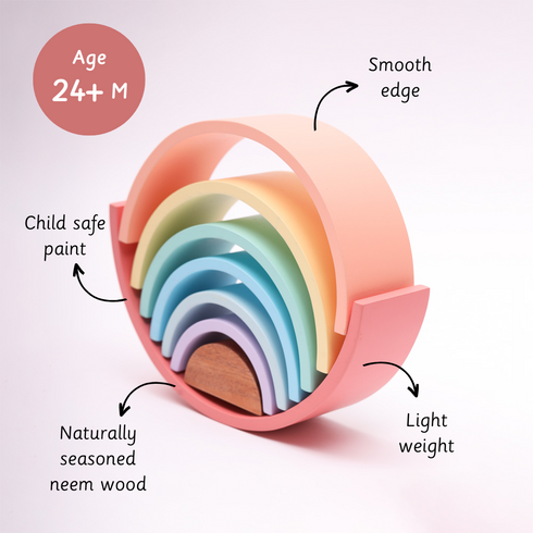 Ariro Toys Rainbow Stacker- Small