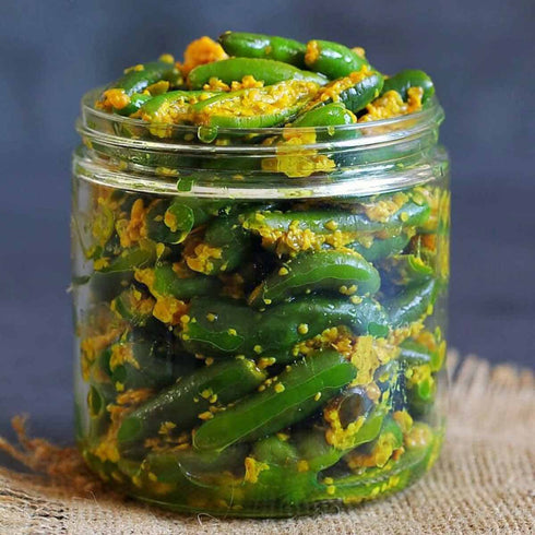 Bhimavaram Green Chilli Pickle
