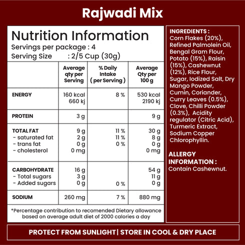 Jabsons Foods Rajwadi Mix