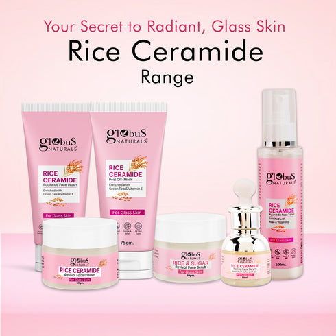 Globus Naturals Rice Radiance Combo For Korean Glass Skin Set of 4