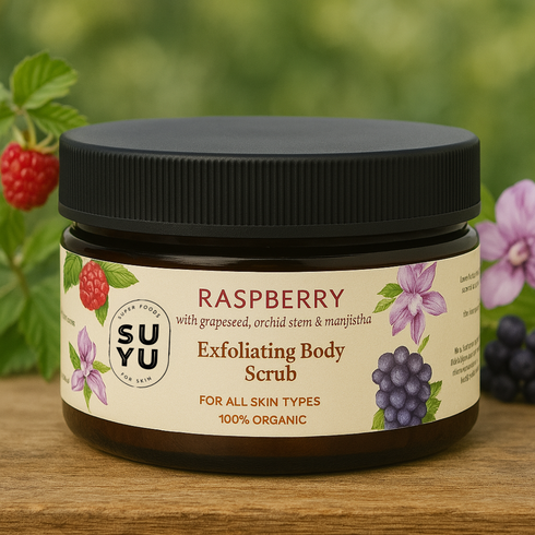 Suyu India Raspberry Exfoliating Superfood Body Scrub
