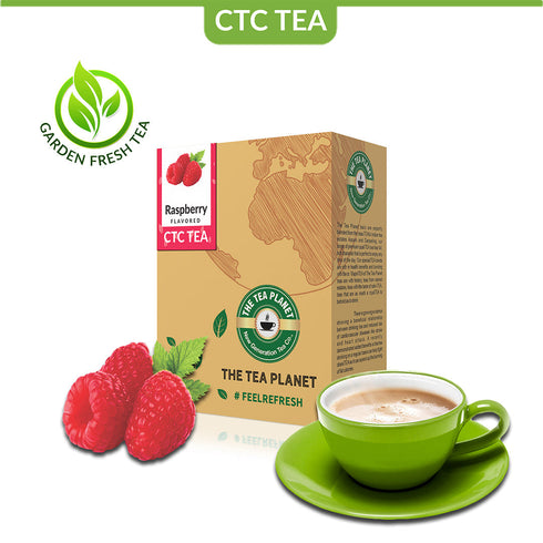 The Tea Planet Raspberry Flavored CTC Tea