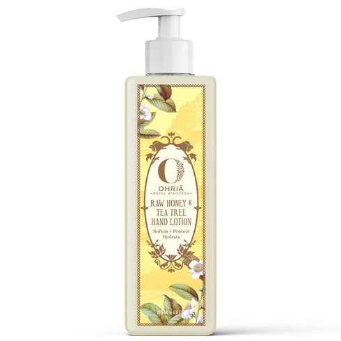Ohria Ayurveda Raw Honey & Tea Tree Hand Lotion