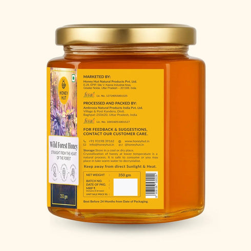 Honey Hut Raw Wild Forest Honey