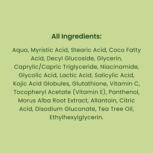 Rayglow Advanced Glutathione Brightening Face Wash